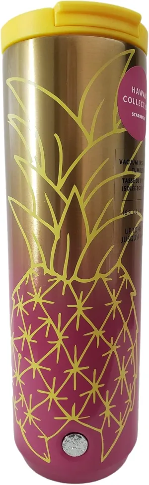 Starbucks Hawaii Collection Stainless Steel Pineapple 16oz Tumbler