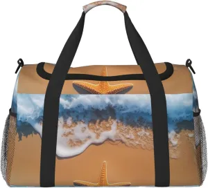 Starfish Travel Duffel Bag Tote Bag Sports Gym Bag For Women And Men