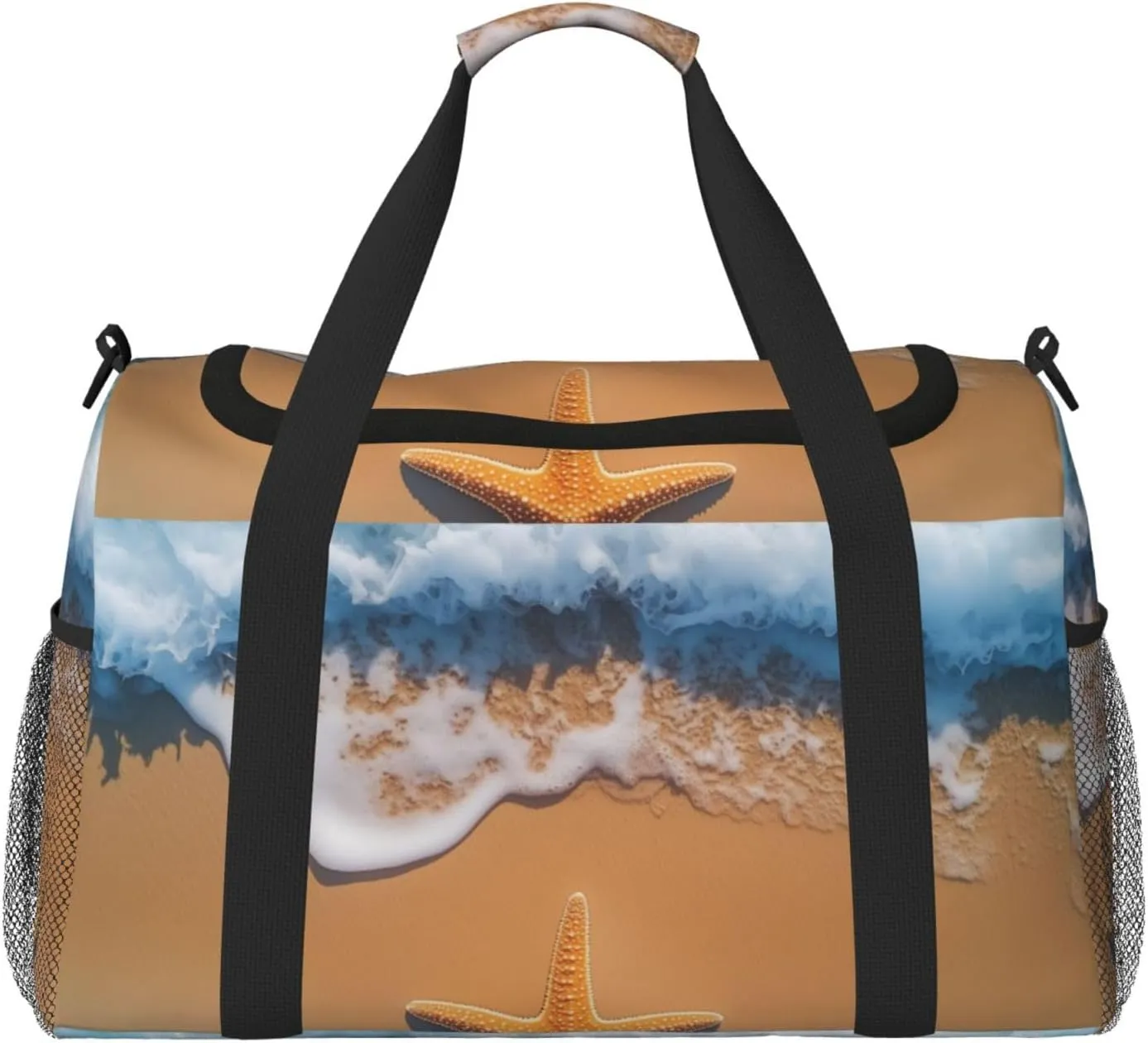 Starfish Travel Duffel Bag Tote Bag Sports Gym Bag For Women And Men
