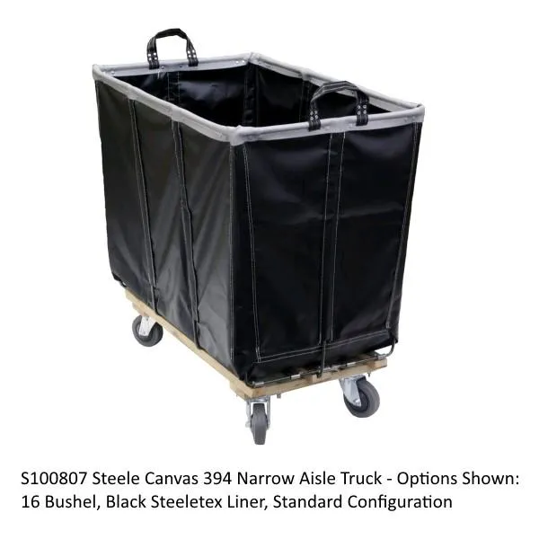 Steele Canvas 394 Narrow Aisle Truck - Laundry Cart
