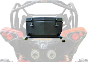 SuperATV Heavy Duty Rear Insulated Cooler/Cargo Box for 2013  Can-Am Maverick | 2014  Can-Am Maverick MAX | Multi Function UTV Storage with Mounting Kit | Sealed Lid Keeps Ice In & Mud Out!
