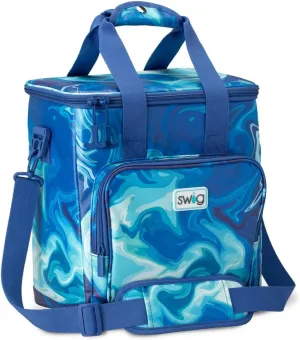 Swig Life Triple Insulated Cooler Bag with Zipper, Large Travel Cooler Bag Holds 16-24 Cans, or 6 Wine Bottles, Insulated
