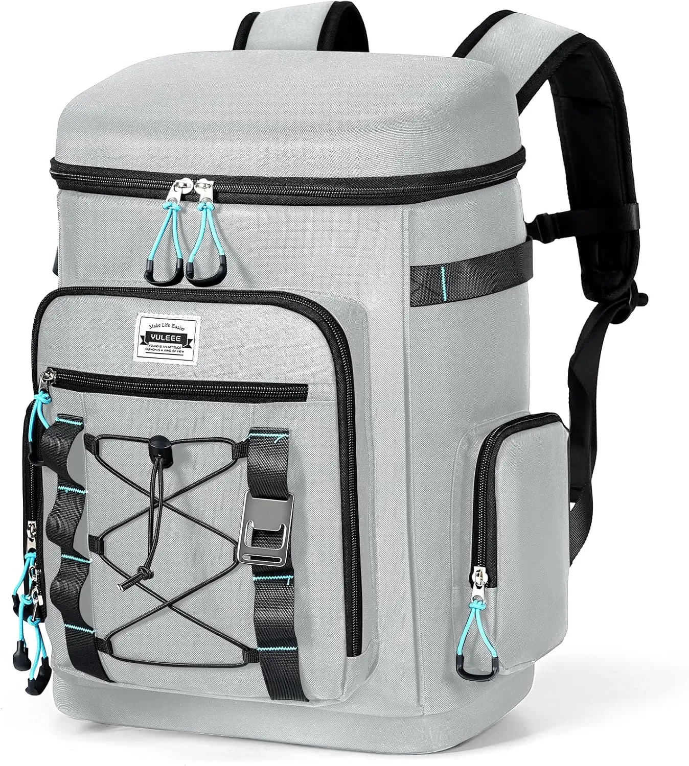 Tactical Cooler Backpack - 30 Can Insulated Waterproof EVA Ice Bag, Leakproof Lightweight Portable Cooler for Camping, Beach, Travel, Picnic, Hiking