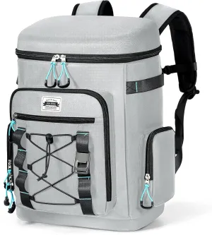 Tactical Cooler Backpack - 30 Can Insulated Waterproof EVA Ice Bag, Leakproof Lightweight Portable Cooler for Camping, Beach, Travel, Picnic, Hiking