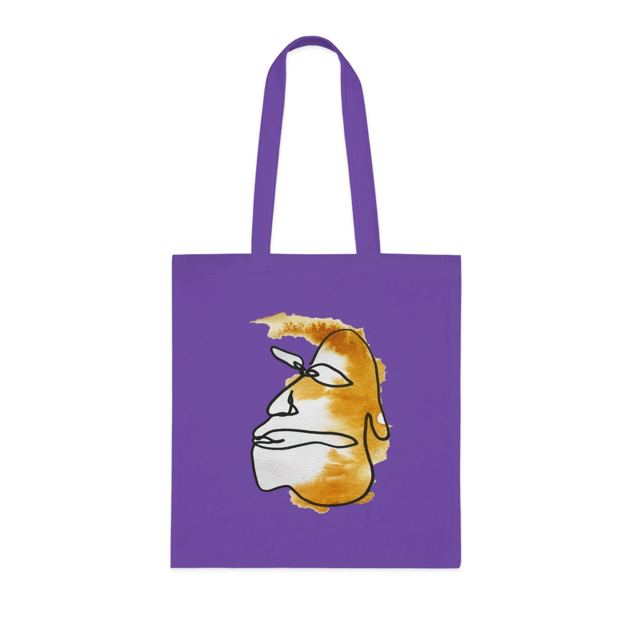 Take it Easy - Versatile 100% Cotton Tote: Vibrant Colors, Light & Practical
