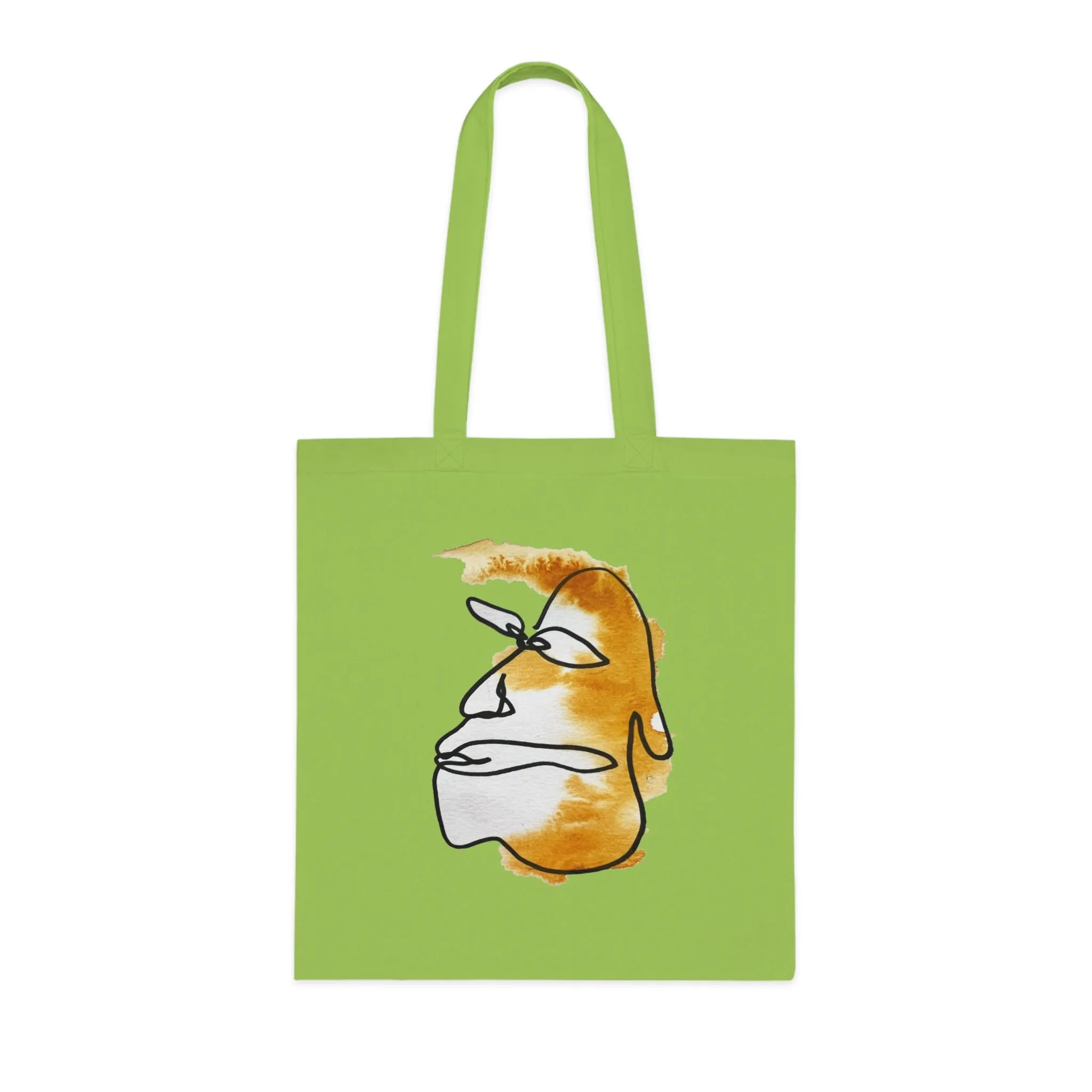 Take it Easy - Versatile 100% Cotton Tote: Vibrant Colors, Light & Practical