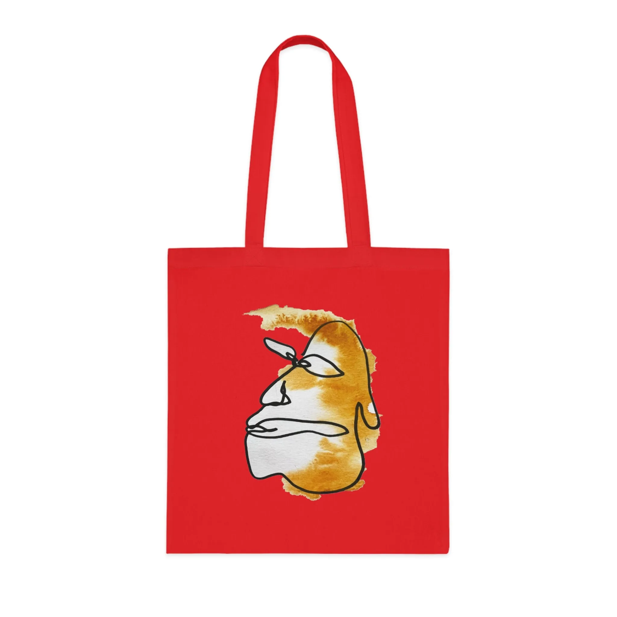 Take it Easy - Versatile 100% Cotton Tote: Vibrant Colors, Light & Practical