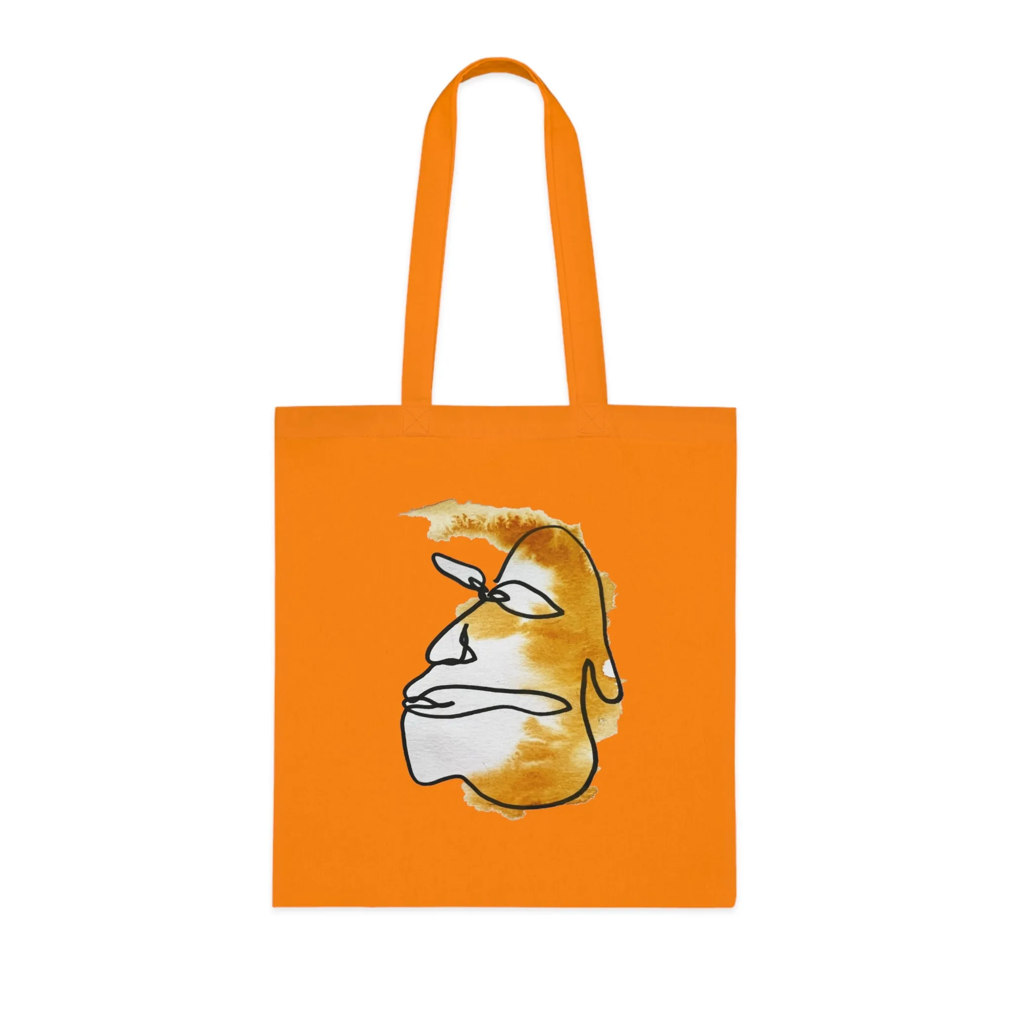Take it Easy - Versatile 100% Cotton Tote: Vibrant Colors, Light & Practical