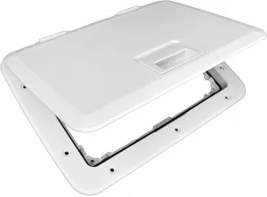 Tempress 11 x 15 Access Slam Boat Hatch Storage Lid White