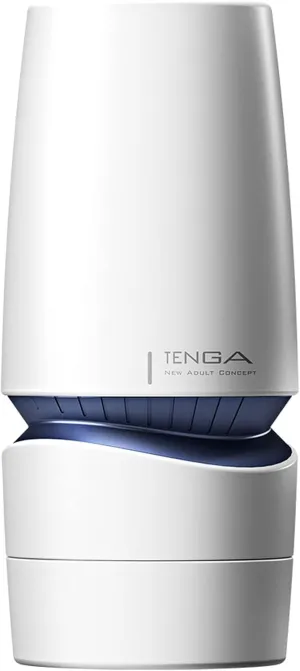 TENGA AERO TAH-002 Cobalt Ring Reusable Dial Constriction Male Masturbator Vacuum Cup with Powerful Suction White