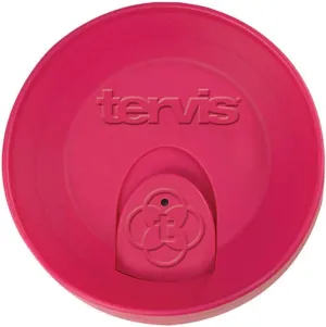 Tervis Travel Lid for 24 oz Tumbler and Mug, Royal Purple, Orange, Red & Fuchsia 4-Piece Set