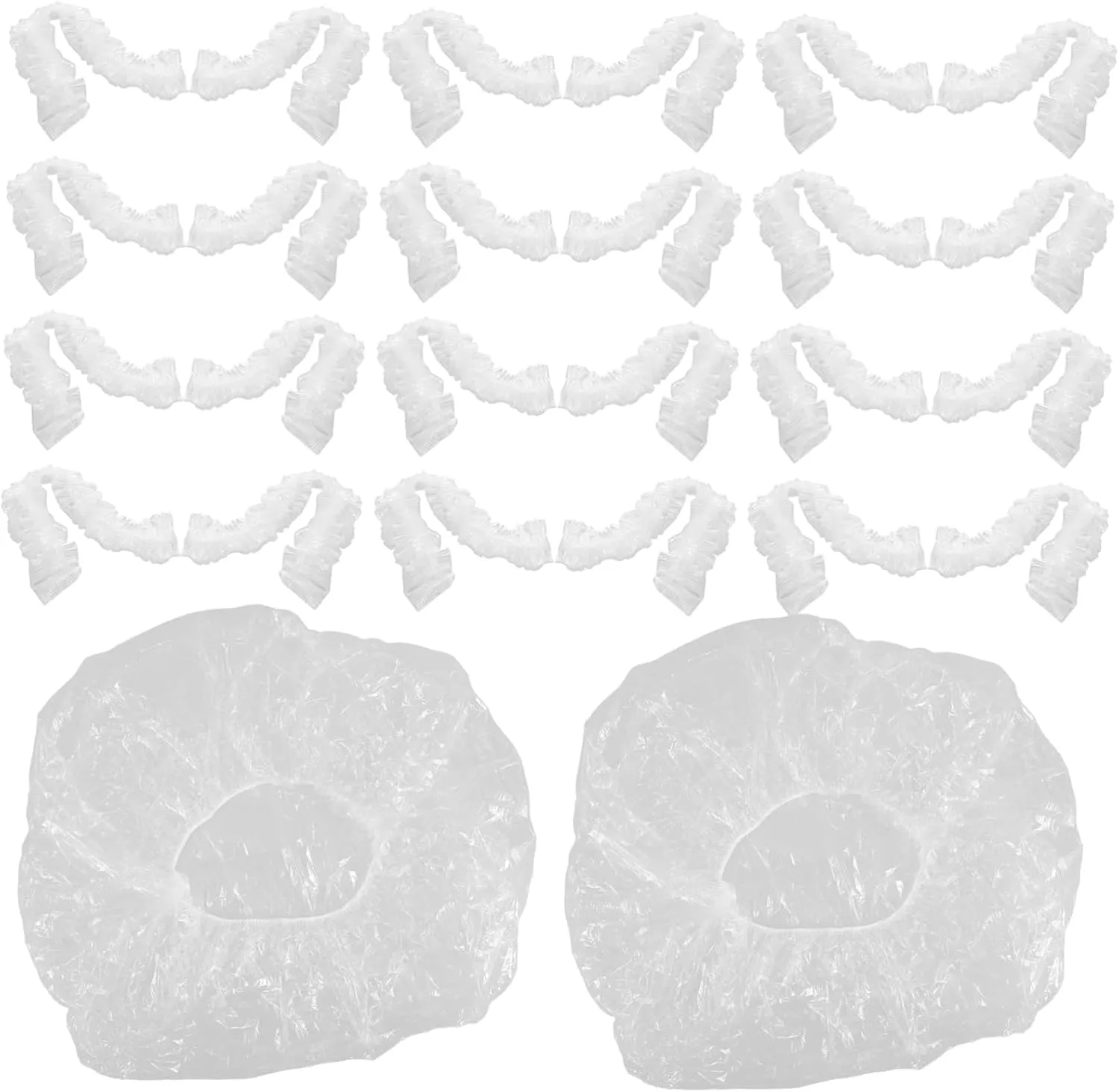 Thick Plastic Foot Soak Bags 50pcs Disposable Foot Bath Tub Covers Liners for Home Spa Consumer Use Easy Cle