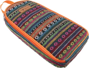 TOPINCN Camping Cookware Travel Storage Bag, Polyester Fabric Large Space Cooking Utensils Pouch, Outdoor Recreation Storage Bag(A)