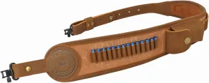 TOURBON Gun Sling with .22 Shell Holder, Rifle Sling Ammo Bandolier, Adjustable Shoulder Strap for Hunting Shooting
