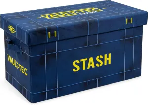 Toynk Fallout 76 Vault-Tec Fabric Storage Bin | Cube Organizer for Cabinet, Closet | 24 x 12 Inches