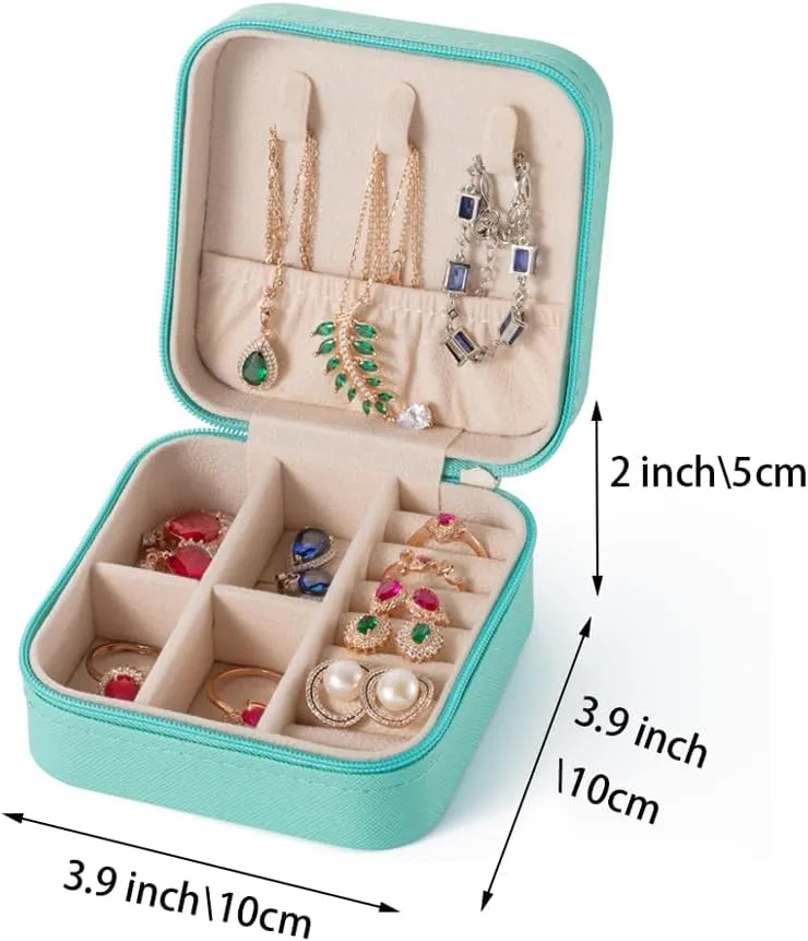 Travel Jewelry Case, Jewelry Organizer Box - 4Color/4 Packs