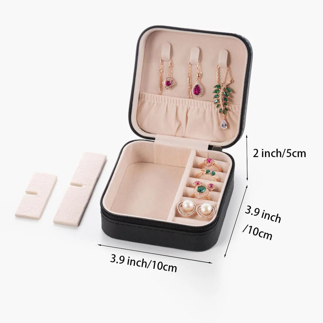 Travel Jewelry Case, Jewelry Organizer Box - 4Color/4 Packs