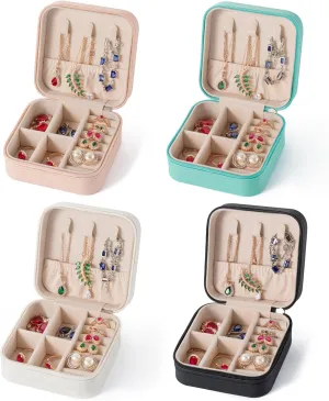 Travel Jewelry Case, Jewelry Organizer Box - 4Color/4 Packs