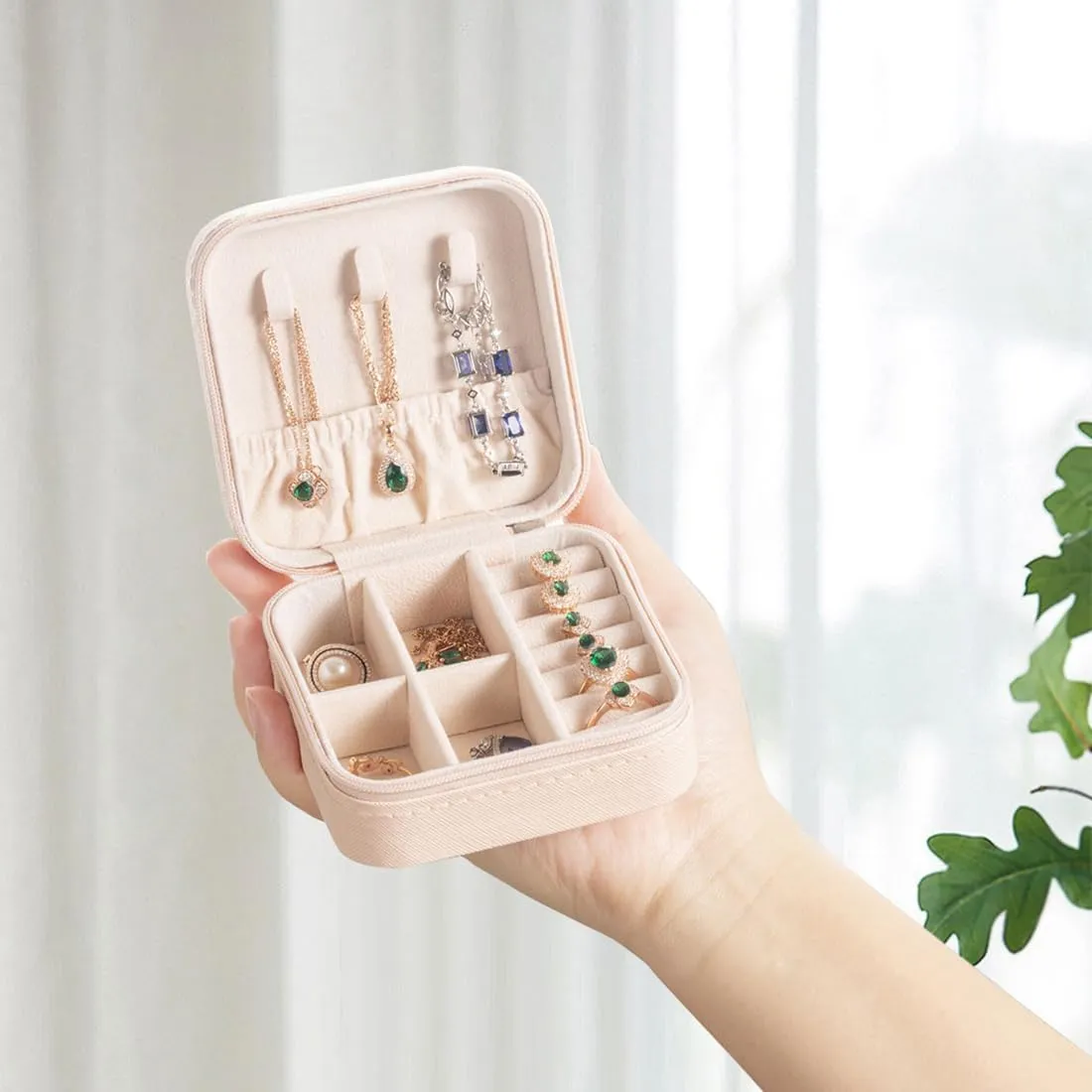 Travel Jewelry Case, Jewelry Organizer Box - 4Color/4 Packs