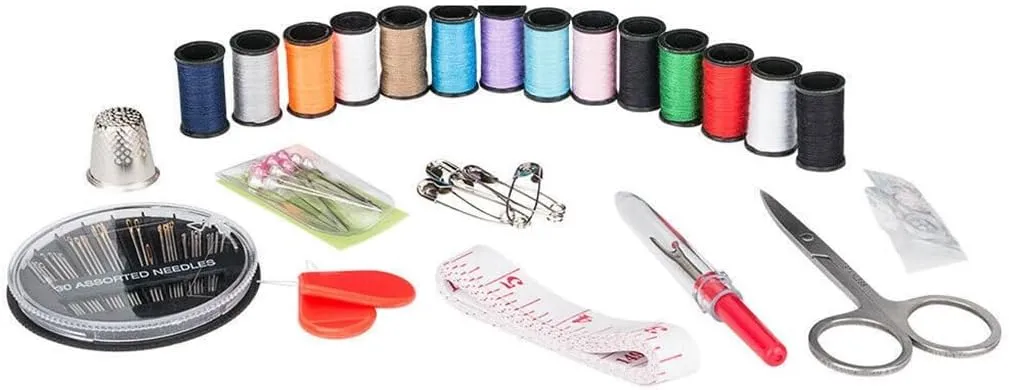 Travel Needle and Thread Bag 68 Piece Set Needle and Thread Bag Fabric Needle and Thread Bag DIY