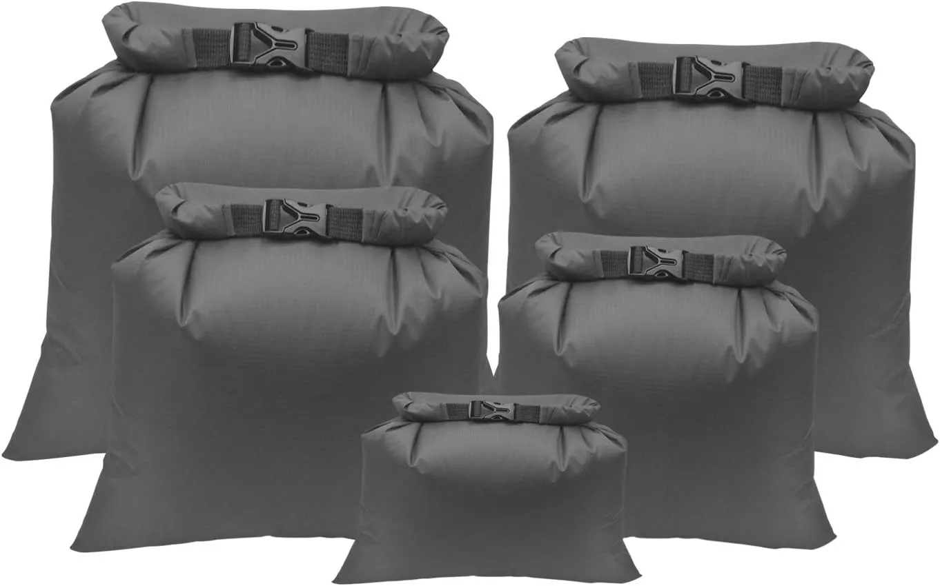 TRENDBOX Roll Top Waterproof Dry Bag Kit Storage Compression Bag Sack Poch Packing Organizers Water Resistant Camping Travel