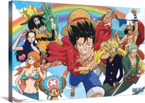 Trends International One Piece: Fishman Island - Crew Sky Canvas Wall Poster
