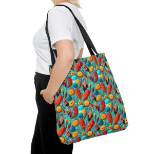 Turn Heads with Vibrant Abstract Pattern Tote Bag