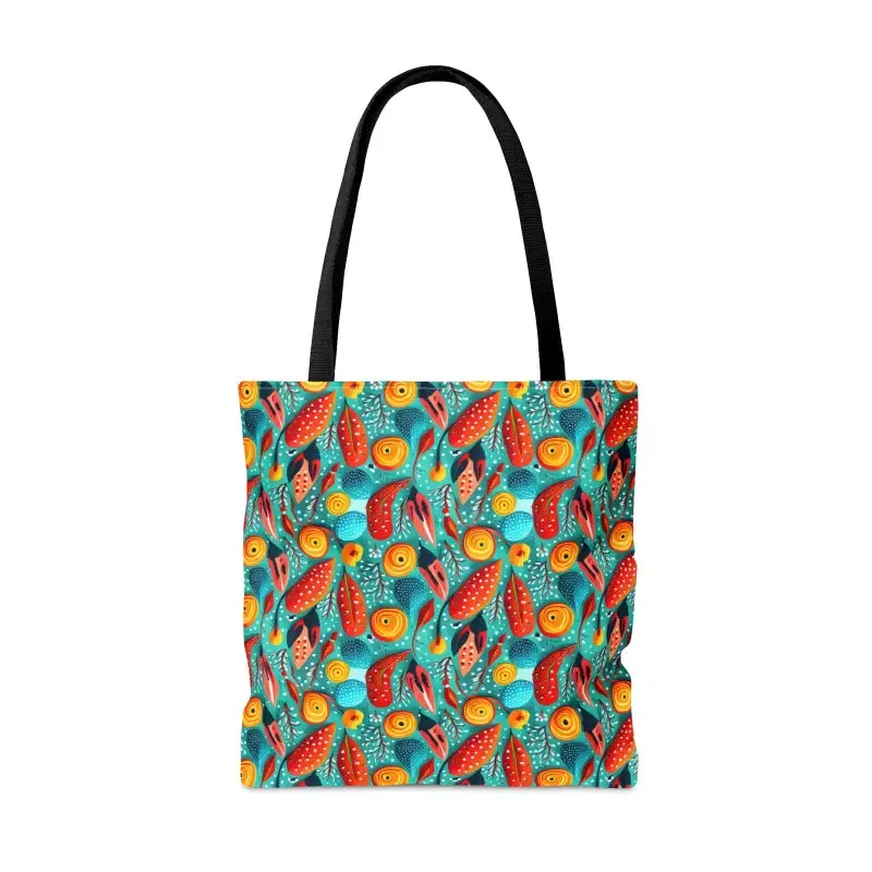 Turn Heads with Vibrant Abstract Pattern Tote Bag
