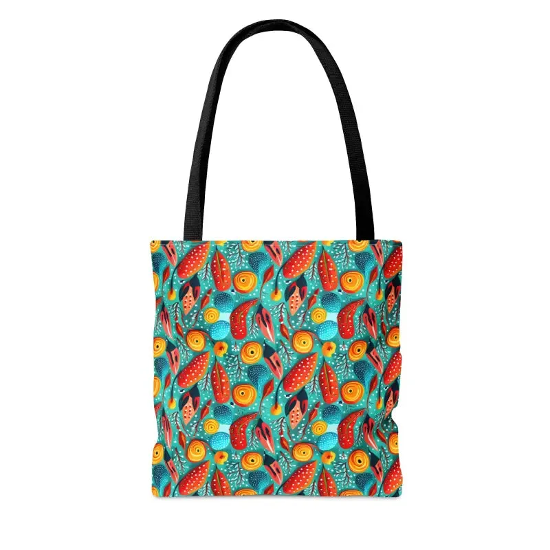 Turn Heads with Vibrant Abstract Pattern Tote Bag