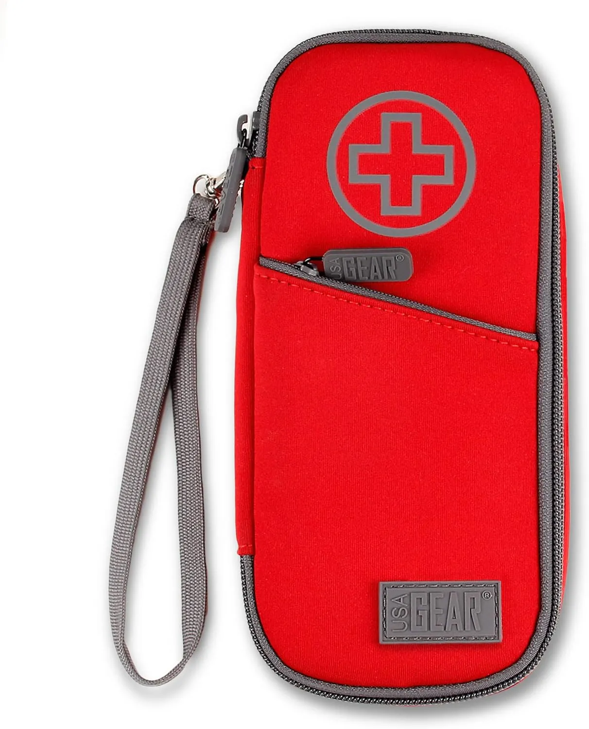 USA GEAR Diabetic Bag - Insulin Cooler Travel Case with Insulated Interior Compatible with Insulin Pen Needles, Glucose Gel Packs, Lancet Device Kit, & More Diabetic Supplies (Ice Packs Not Included)