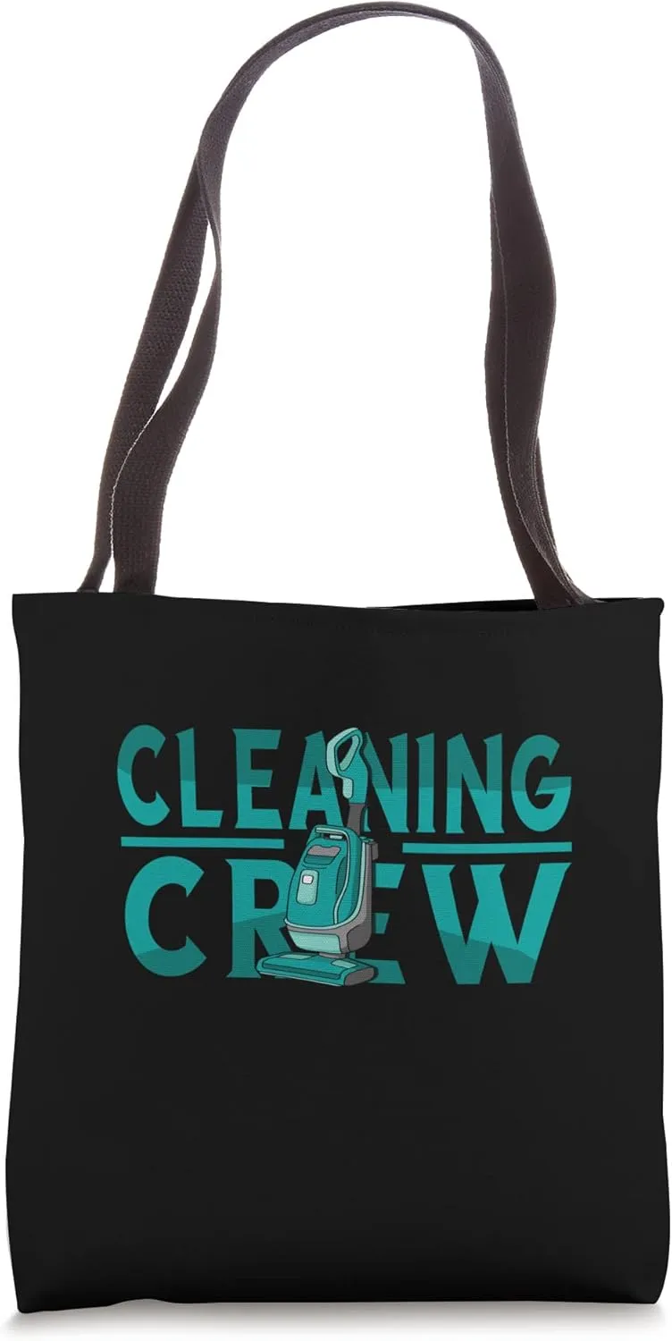 Vacuum Cleaner Cleaning Crew Clean Housekeeper Hoover Tote Bag