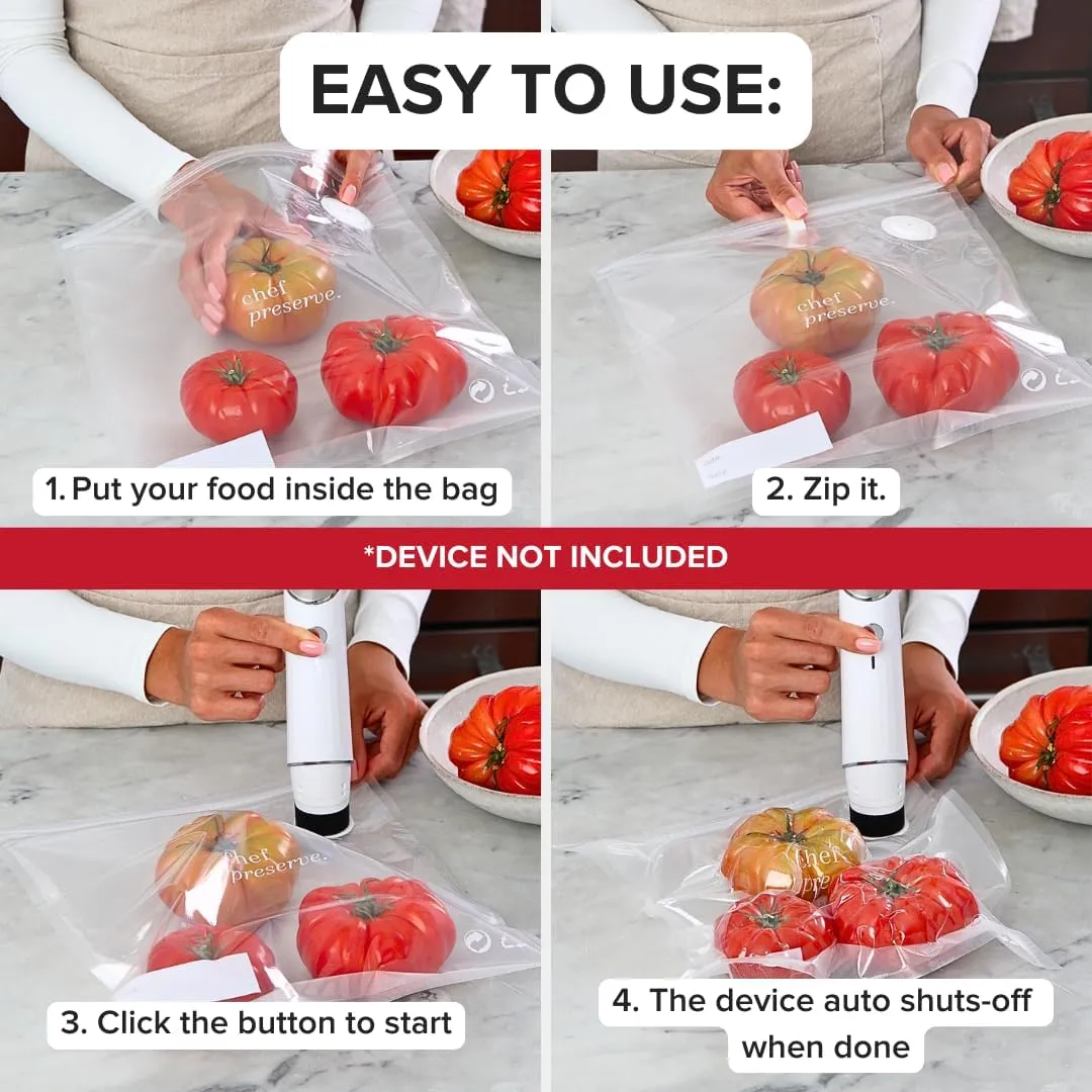 Vacuum Sealer Bags Small Size 30 Bags