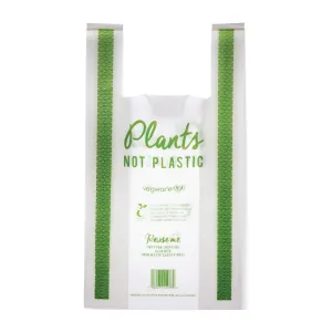 Vegware Compostable PLA Carrier Bags Medium (500 pack)