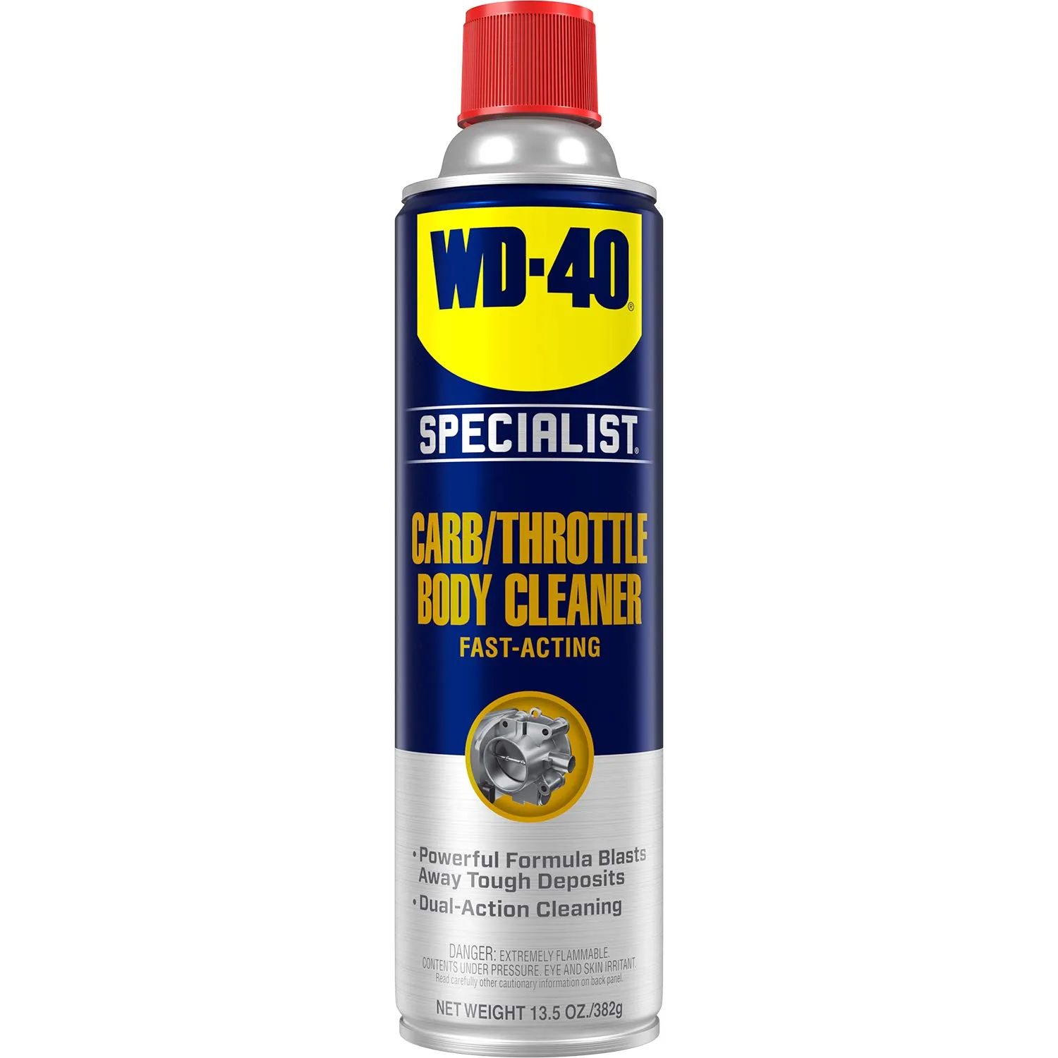 WD-40 Specialist Carb/Throttle Body & Parts Cleaner (13.5 oz) and Contact Cleaner Spray (11 oz) Bundle
