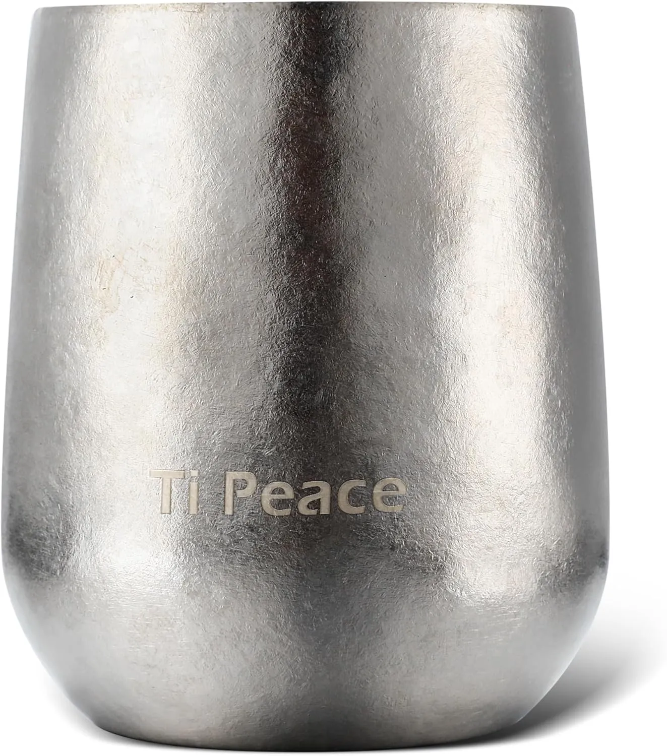 Wine Tumbler,8 oz Titanium Wine Tumbler,Insulated Double Wall Titanium Travel Tumbler-- Made with Pure Titanium99.5%,Dishwasher Safe