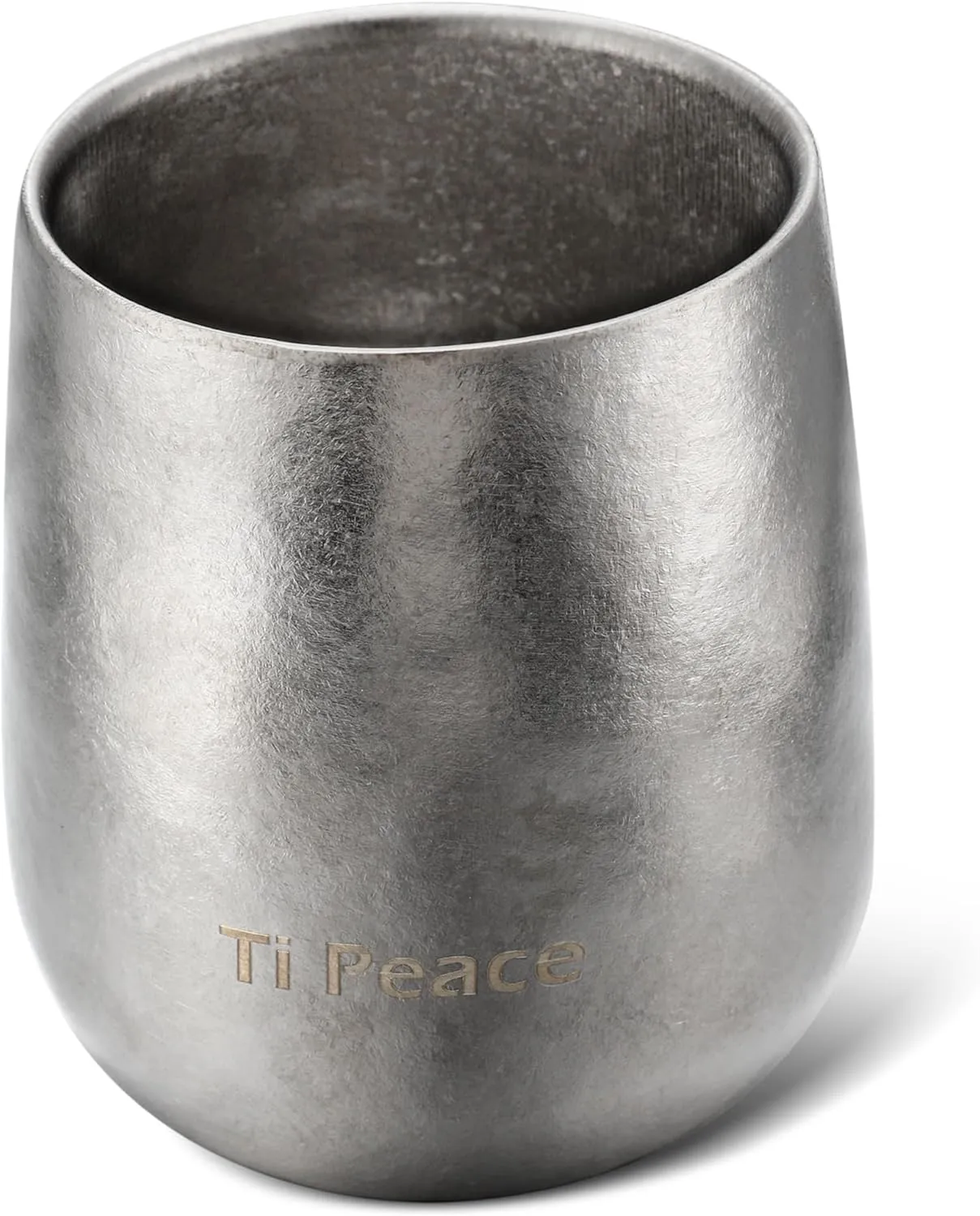 Wine Tumbler,8 oz Titanium Wine Tumbler,Insulated Double Wall Titanium Travel Tumbler-- Made with Pure Titanium99.5%,Dishwasher Safe