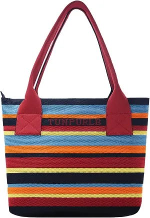 Women Tote Bag Lightweight Top Handle Bag Washable Shoulder Tote Handbag With Snap