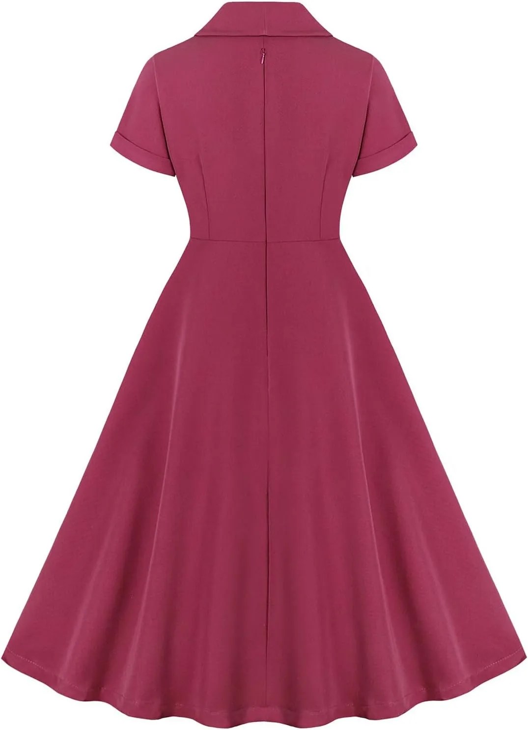 Women's Audrey Hepburn Vintage Style Rockabilly Swing Dress 50s Cocktail Party Dress Retro Wedding Prom Evening Dress
