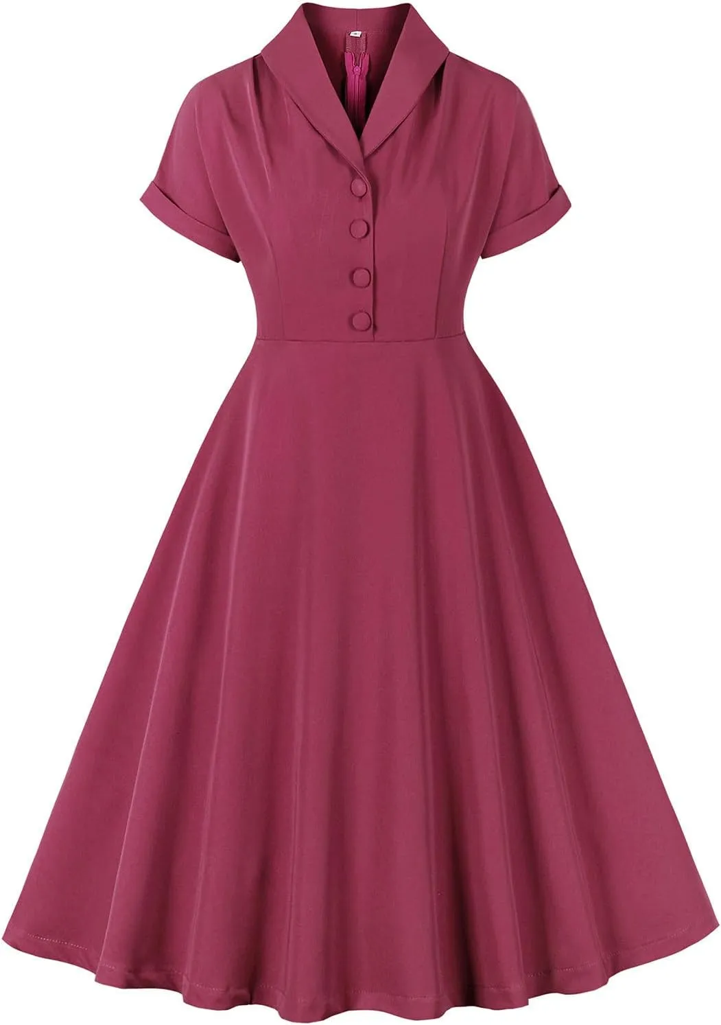 Women's Audrey Hepburn Vintage Style Rockabilly Swing Dress 50s Cocktail Party Dress Retro Wedding Prom Evening Dress