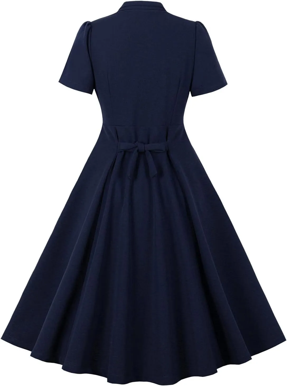 Women's Audrey Hepburn Vintage Style Rockabilly Swing Dress 50s Cocktail Party Dress Retro Wedding Prom Evening Dress