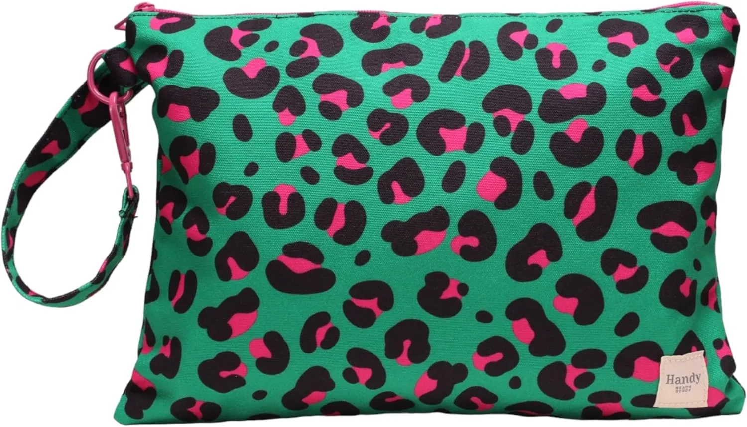 Wristlet Bag, Convenient Buckle Loop Strap, Ample Storage, Eco Fabric, Everyday Travel Vacation Accessory