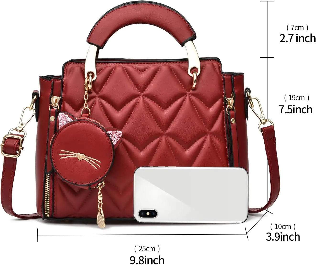 Xiaoyu Fashion Purses and Handbags for Women Ladies Crossbody Bags Top Handle Satchel Shoulder Bags Small Totes
