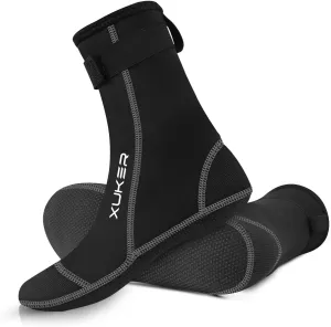 XUKER Neoprene Water Socks 3mm, Sand Proof Beach Volleyball Socks Water Shoes Diving Boots for Outdoor Water Sports