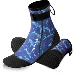 XUKER Neoprene Water Socks for Kids Toddlers 3mm Sand Proof Beach Volleyball Socks Diving Boots for Outdoor Water Sports