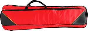 Yardwe Trombone Bag Thick Waterproof Oxford Fabric Red Portable Trombone Storage Case for Tenor Instruments