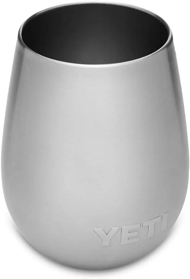 YETI Rambler 10 oz Wine Tumbler, Vacuum Insulated, Stainless Steel, NO LID