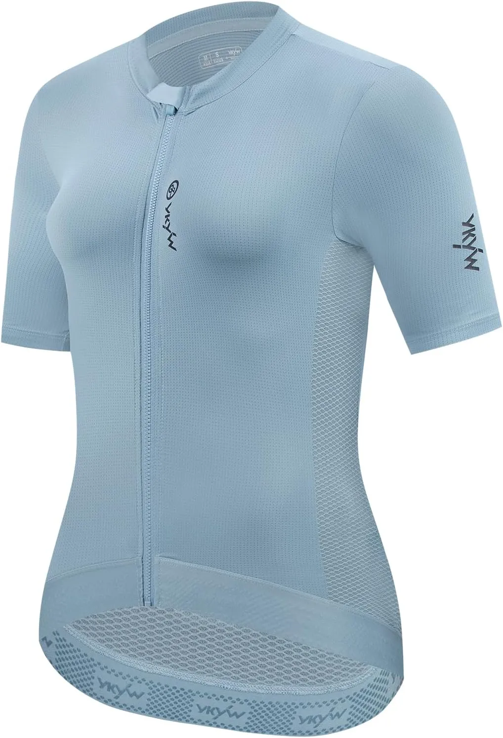 YKYWBIKE Cycling Jerseys Women Short Sleeve,Bike Shirts for Women Breathable Cycle Jersey with 4 Pockets
